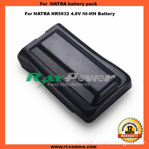Two Way Radio Matra Battery Pack Hr5932 Ni-MH Battery